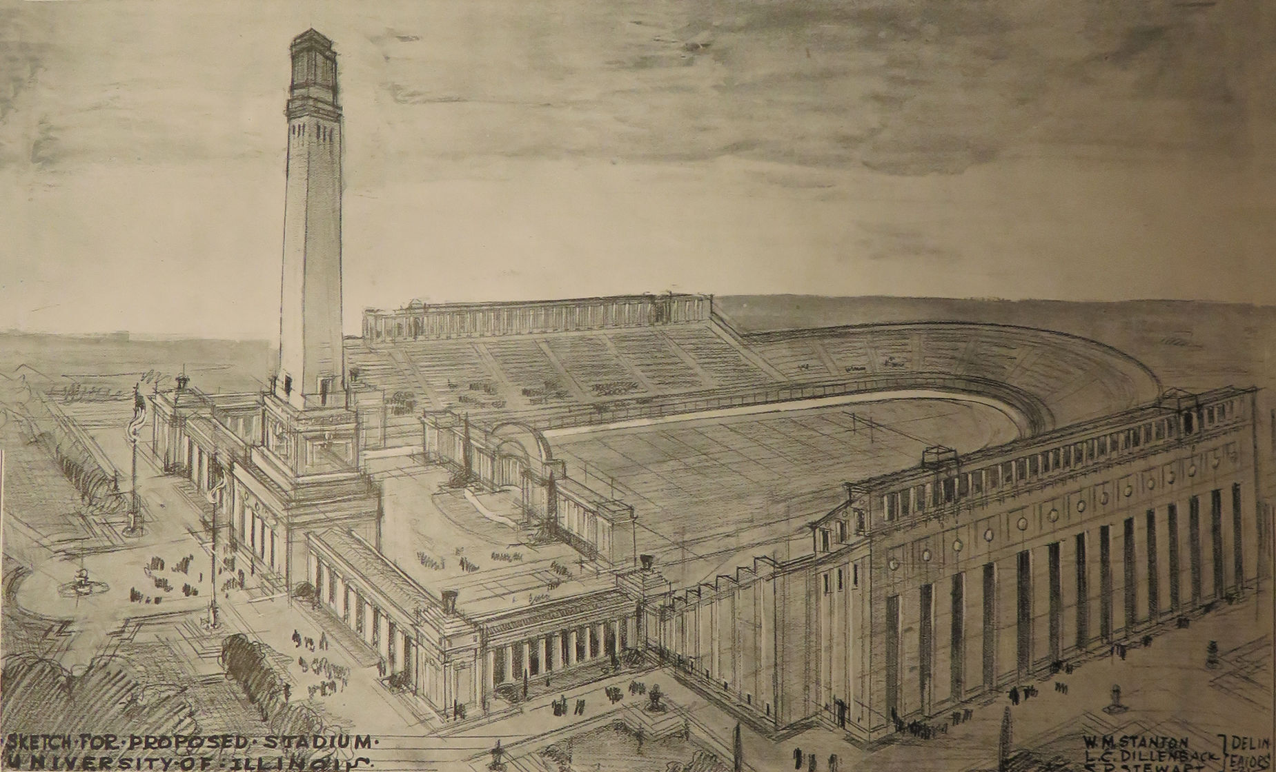 Early Memorial Stadium plans